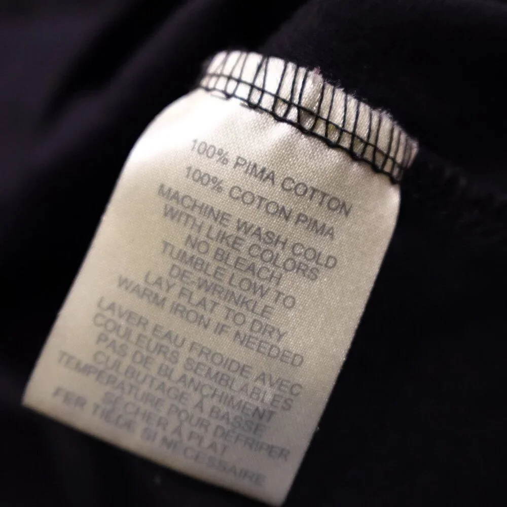 Robert Barakett Batiste LS Polo Men’s XL‎ Black 100% Pima Cotton